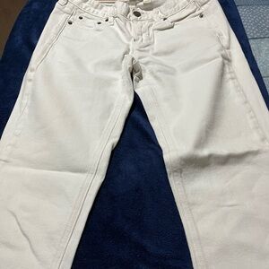 J. Crew Woman’s Straight White Jeans